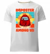 Чоловіча преміум футболка Among Us Shhh Білий фото