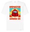 Футболка Оверсайз Among Us Shhh Белый фото