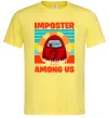 Мужская футболка Among Us Shhh Лимонный фото