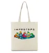 Эко-сумка Impostors Among Us Бежевый фото