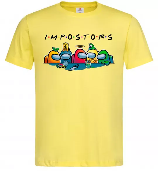 Чоловіча футболка Impostors Among Us Лимонний фото