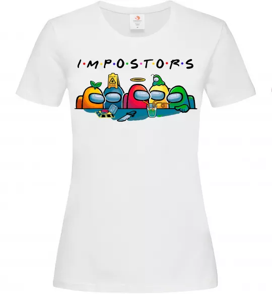 Женская футболка Impostors Among Us Белый фото