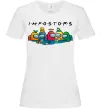Женская футболка Impostors Among Us Белый фото