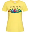 Женская футболка Impostors Among Us Лимонный фото