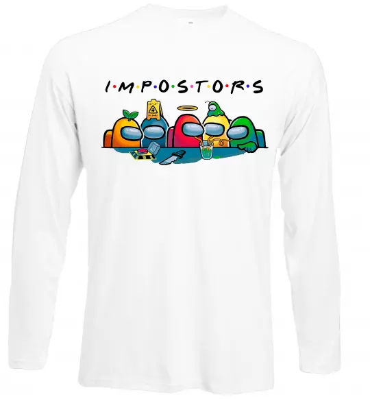 Лонгслив Impostors Among Us Белый фото