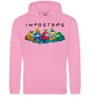 Чоловіча толстовка (худі) Impostors Among Us Рожевий фото