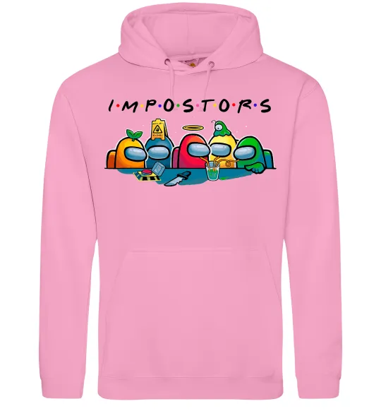 Жіноча толстовка (худі) Impostors Among Us Рожевий фото
