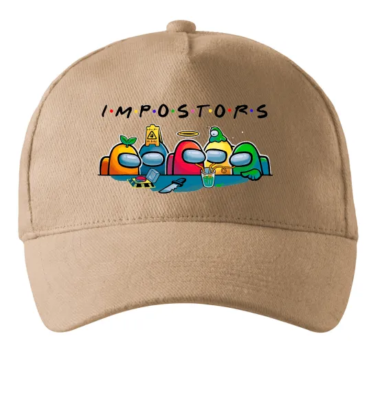 Кепка Impostors Among Us Песочный фото