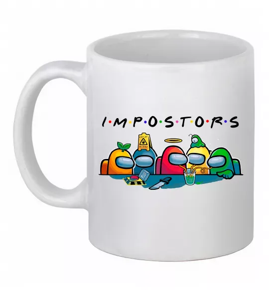 Чашка керамическая Impostors Among Us Белый фото