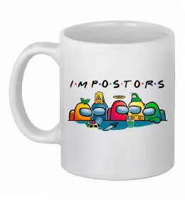 Чашка керамическая Trust no one Белый фото