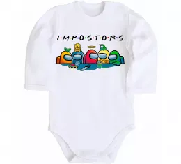 Детский боди Who could have done this Белый фото