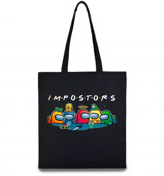 Эко-сумка Impostors Among Us Черный фото