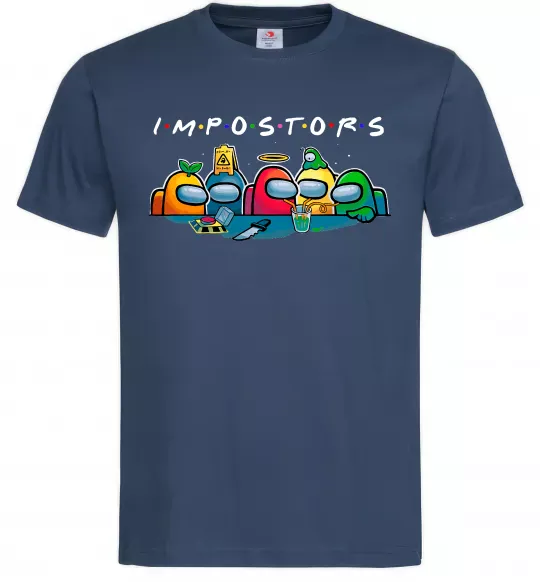 Чоловіча футболка Impostors Among Us Темно-синій фото