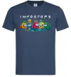 Чоловіча футболка Impostors Among Us Темно-синій фото