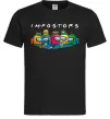 Чоловіча футболка Impostors Among Us Чорний фото