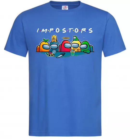 Чоловіча футболка Impostors Among Us Яскраво-синій фото