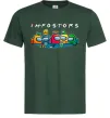 Чоловіча футболка Impostors Among Us Темно-зелений фото