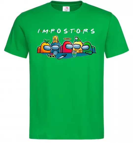 Чоловіча футболка Impostors Among Us Зелений фото