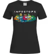 Женская футболка Impostors Among Us Черный фото