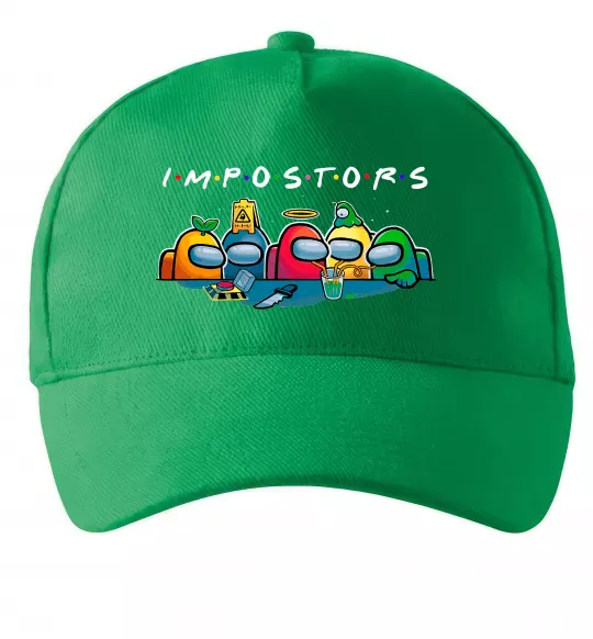 Кепка Impostors Among Us Зеленый фото