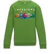 Детский Свитшот Impostors Among Us Лаймовый фото