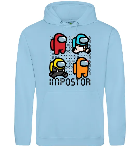 Женская толстовка (худи) Імпостор Голубой фото