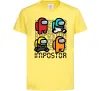 Дитяча футболка Імпостор Лимонний фото