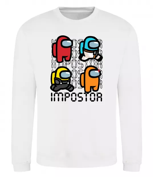 Світшот Імпостор Білий фото