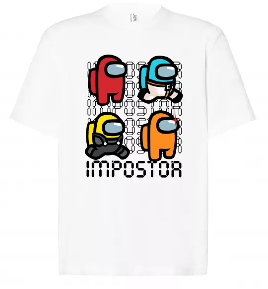 Футболка Оверсайз Імпостор Білий фото