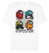 Футболка Оверсайз Імпостор Білий фото