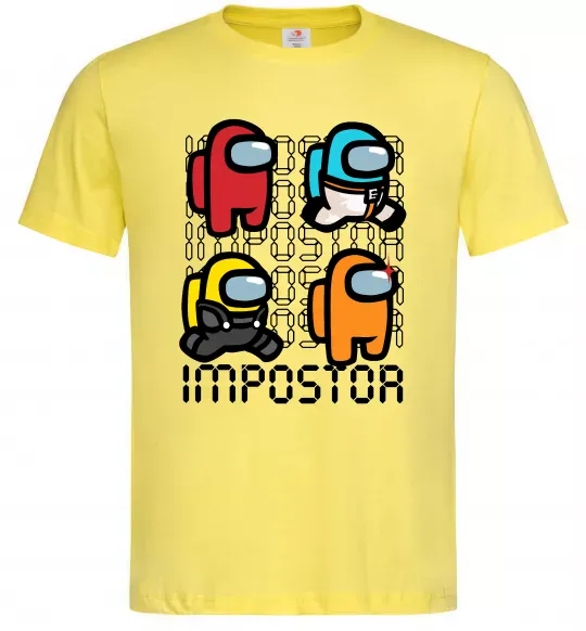 Мужская футболка Імпостор Лимонный фото