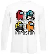 Лонгслив Імпостор Белый фото
