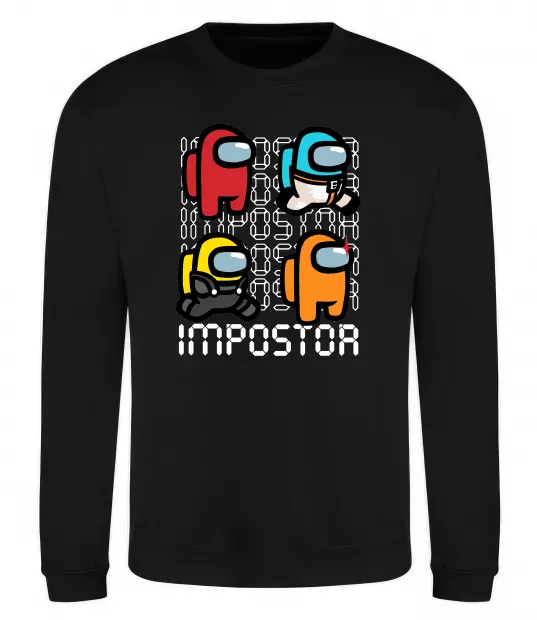 Світшот Імпостор Чорний фото