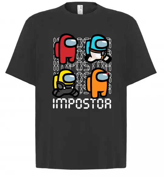 Футболка Оверсайз Імпостор Чорний фото