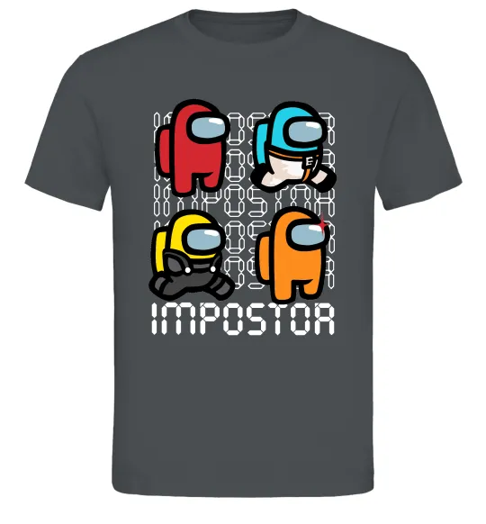 Мужская футболка Імпостор Графит фото