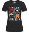 Жіноча футболка Імпостор Чорний фото