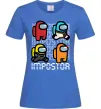 Жіноча футболка Імпостор Яскраво-синій фото