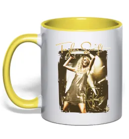 Чашка с цветной ручкой Taylor Swift pink Нежно розовый фото