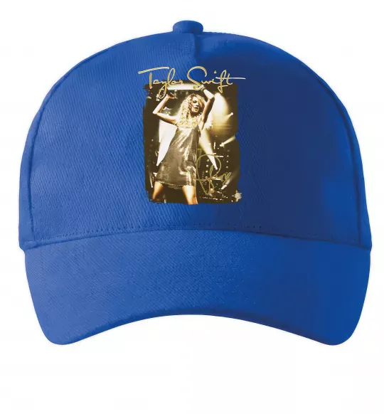 Кепка Taylor Swift підпис Яскраво-синій фото