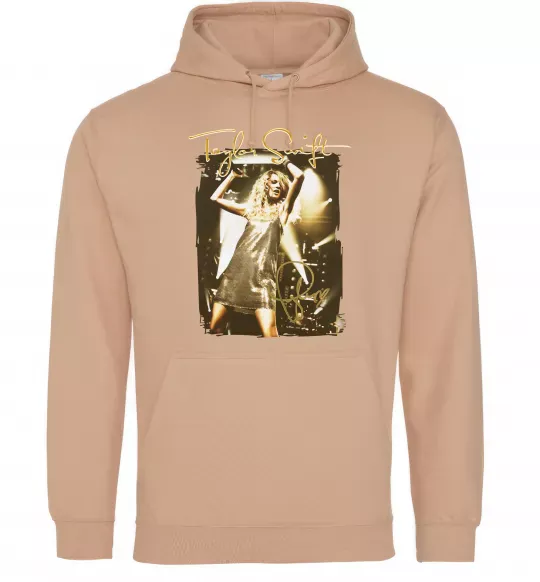 Чоловіча толстовка (худі) Taylor Swift підпис Пісочний фото