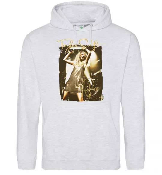 Женская толстовка (худи) Taylor Swift підпис Серый меланж фото