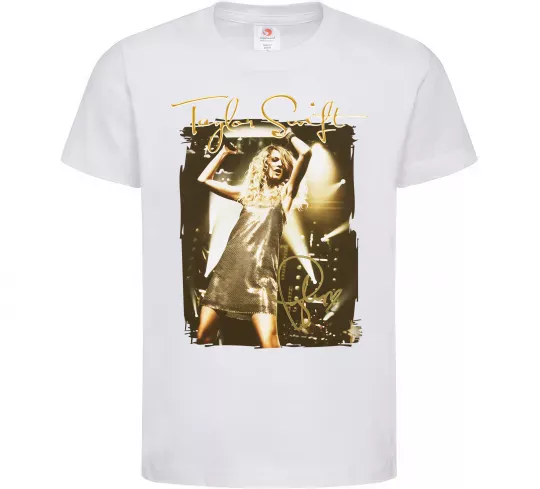 Детская футболка Taylor Swift підпис Белый фото