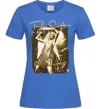 Жіноча футболка Taylor Swift підпис Яскраво-синій фото