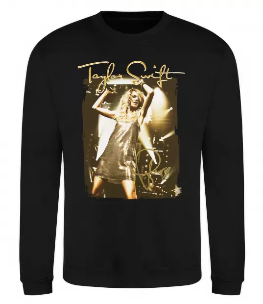 Свитшот Taylor Swift підпис Черный фото