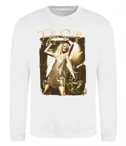 Свитшот Taylor Swift підпис Белый фото