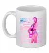 Чашка керамическая Taylor Swift pink Белый фото