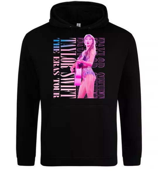 Жіноча толстовка (худі) Taylor Swift pink Чорний фото