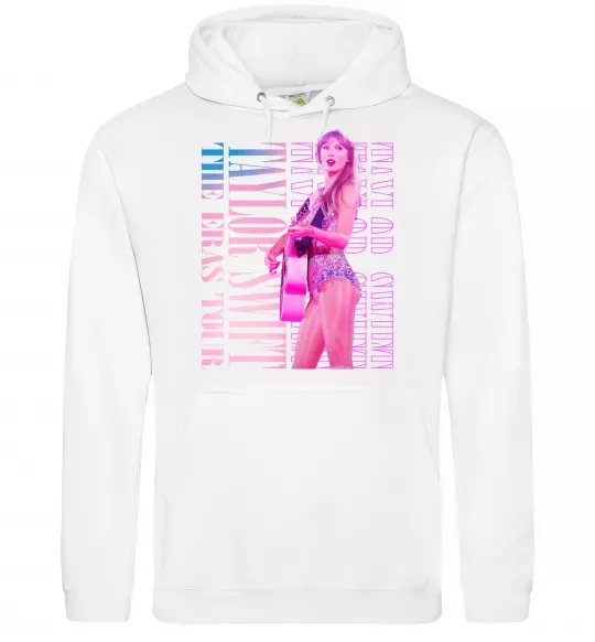 Жіноча толстовка (худі) Taylor Swift pink Білий фото