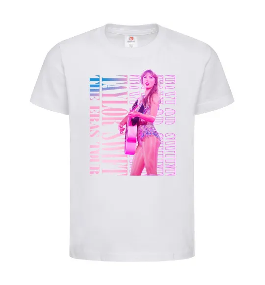 Детская футболка Taylor Swift pink Белый фото