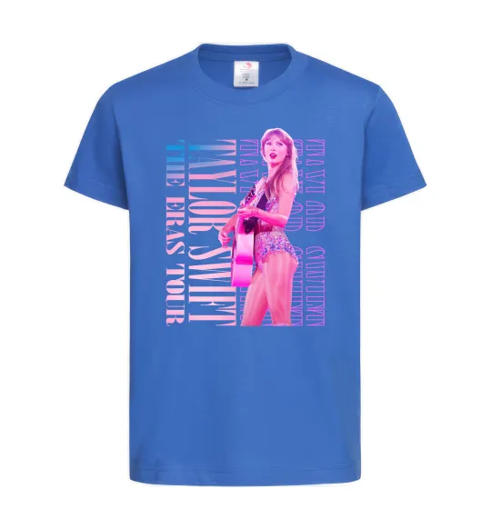 Детская футболка Taylor Swift pink Ярко-синий фото
